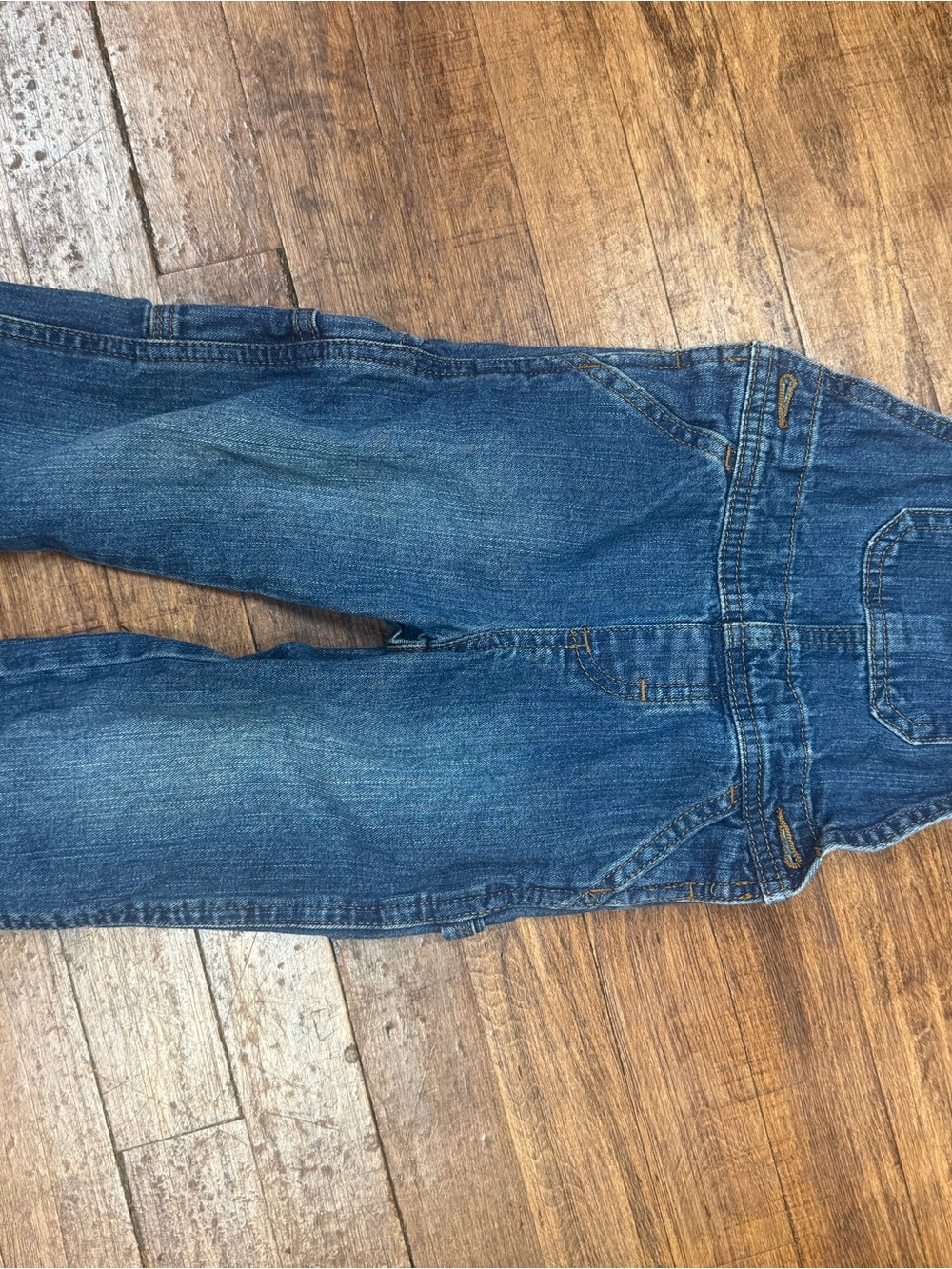 Wrangler Kids Denim Overalls in Blue